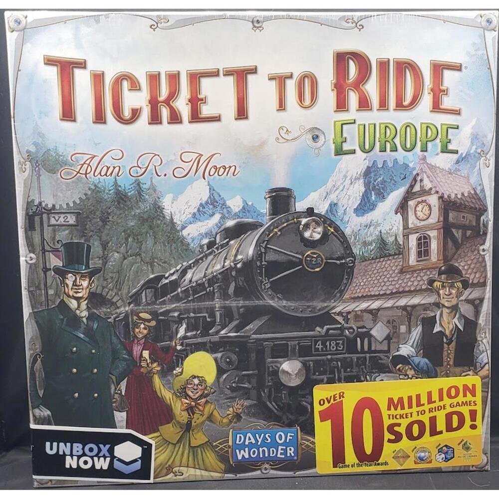 Days of Wonder Ticket to Ride Europe Board Game New and Sealed